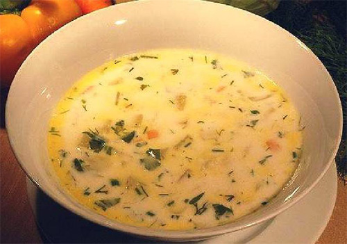 Суп с твердым сыром рецепт